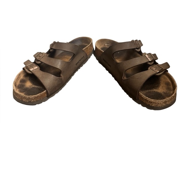 BIRKENSTOCK FLORIDA 3 Strap Sandal
Size 41 U.S. Women's 10 Men's 8 Brown Leather - Picture 8 of 17
